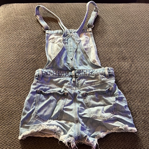 Risen Distressed Shortalls - Picture 2 of 4